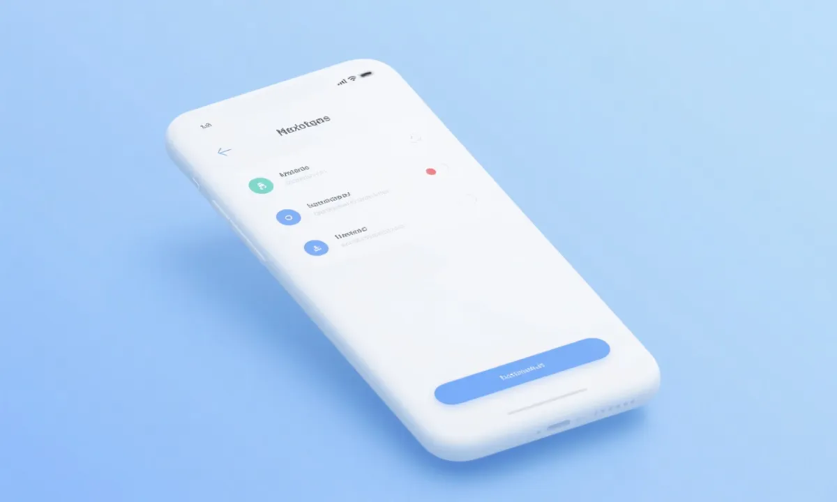 移动提醒界面示意图